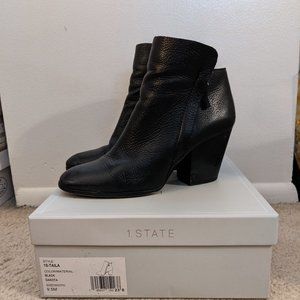 1.State Taila Leather Zip Bootie